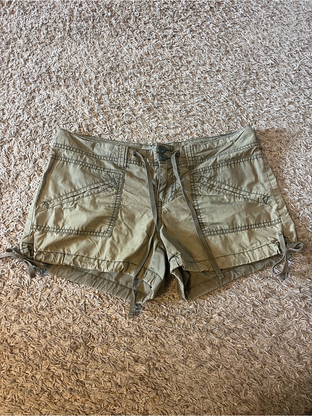 Old Navy Olive Utility Cargo Shorts